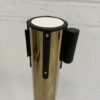 Afzetpaal Afzetband goudkleurig met trekband 200 cm Horeca - Afbeelding 4