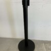 Afzetpaal Afzetband zwart met trekband 200 cm Horeca
