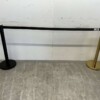 Afzetpaal Afzetband zwart met trekband 200 cm Horeca - Afbeelding 3