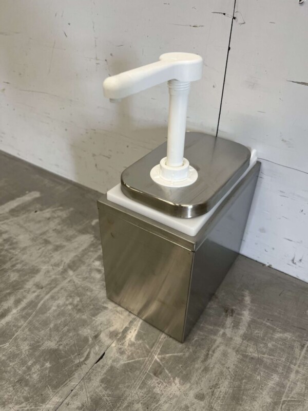 HCB RVS Sauzenbar Sauspomp Sausdispenser 2 liter Horeca - Afbeelding 2