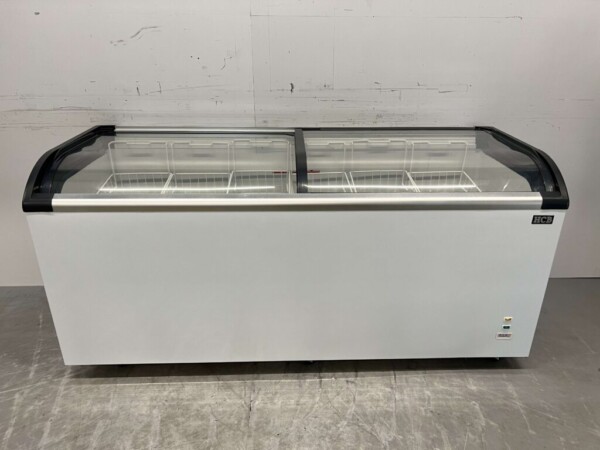 HCB Winkelvriezer Vriezer Vrieskist met glazen schuifdeksels 545 liter 230V Horeca
