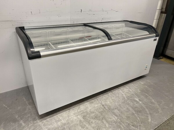 HCB Winkelvriezer Vriezer Vrieskist met glazen schuifdeksels 545 liter 230V Horeca - Afbeelding 2
