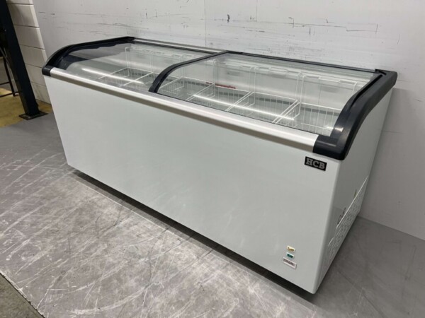 HCB Winkelvriezer Vriezer Vrieskist met glazen schuifdeksels 545 liter 230V Horeca - Afbeelding 3