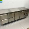 RVS HCB Koelwerkbank 2 deuren en 4 laden 223 cm 230V Horeca - Afbeelding 3