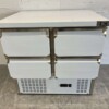 RVS HCB Koelwerkbank 4 laden 90 cm 230V Horeca