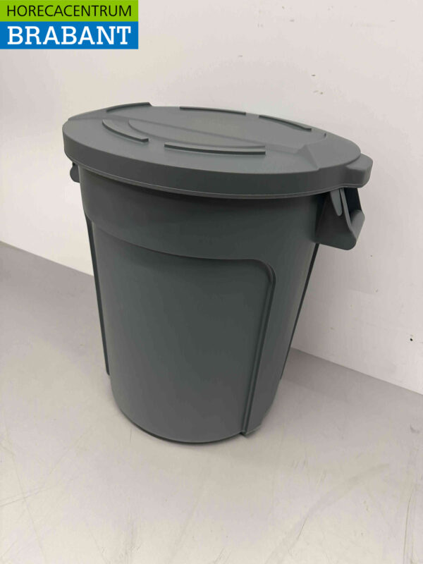 HCB Prullenbak Afvalbak Vuilnisbak met deksel 76 liter Horeca - Afbeelding 2