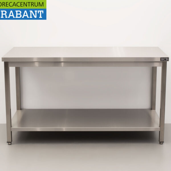 HCB RVS Werktafel Tafel Premium-line 150 x 60 x 85 cm Horeca