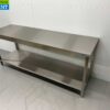 RVS Werktafel Tafel Basic-line 200 x 60 x 85 cm Horeca - Afbeelding 2