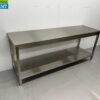 RVS Werktafel Tafel Basic-line 200 x 60 x 85 cm Horeca - Afbeelding 3