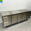 RVS HCB Koelwerkbank 3 deuren en 2 laden 223 cm 230V Horeca - Afbeelding 3