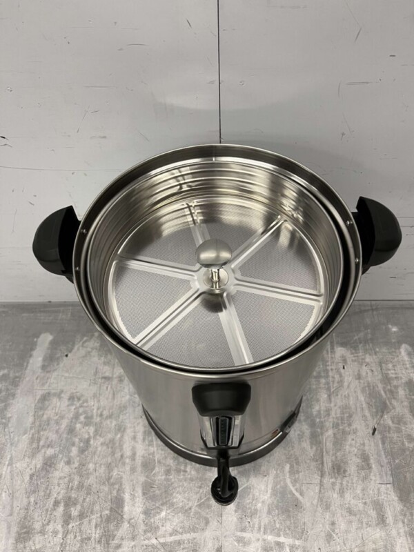 HCB RVS Dubbelwandige percolator koffiemachine 12 liter 80 kopjes 230V Horeca - Afbeelding 5