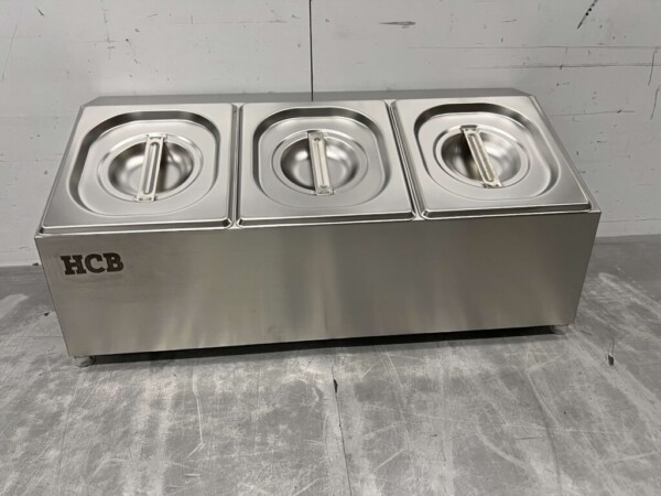 RVS GN bakhouder 3 x 1/6 gastronorm GN 50 cm Horeca