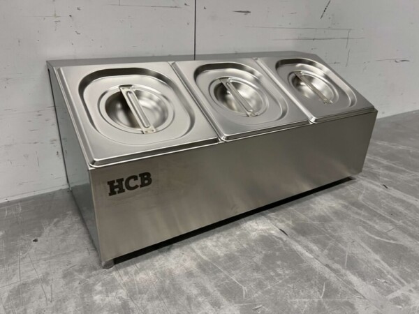 RVS GN bakhouder 3 x 1/6 gastronorm GN 50 cm Horeca - Afbeelding 2
