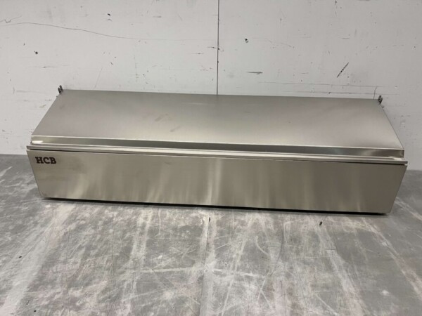RVS GN bakhouder met deksel 5 x 1/6 gastronorm GN 88,5 cm Horeca