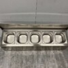 RVS GN bakhouder met deksel 5 x 1/6 gastronorm GN 88,5 cm Horeca - Afbeelding 5