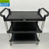 HCB Kunststof serveerwagen serveertrolley 3 lagen 102 cm Horeca