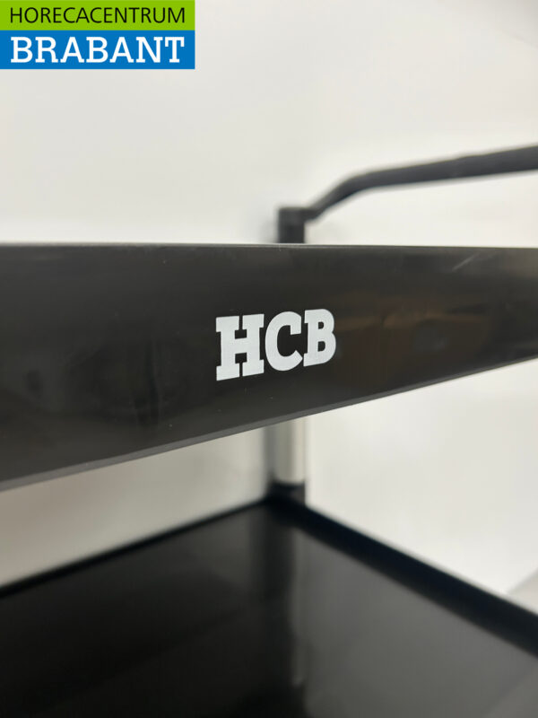 HCB Kunststof serveerwagen serveertrolley 3 lagen 102 cm Horeca - Afbeelding 6