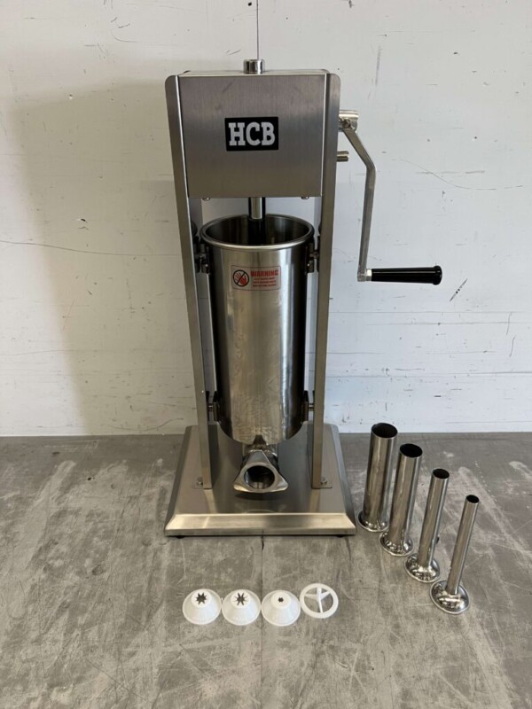 RVS Verticale churrosmachine churros maker vulbus stopbus worstvuller 5 liter Horeca