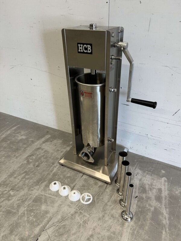 RVS Verticale churrosmachine churros maker vulbus stopbus worstvuller 5 liter Horeca - Afbeelding 2