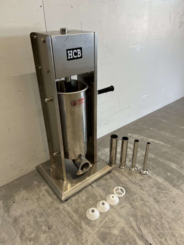 RVS Verticale churrosmachine churros maker vulbus stopbus worstvuller 5 liter Horeca - Afbeelding 3
