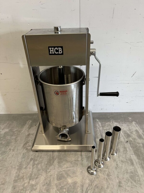 RVS Verticale vulbus stopbus worstvuller 10 liter Horeca Slagerij