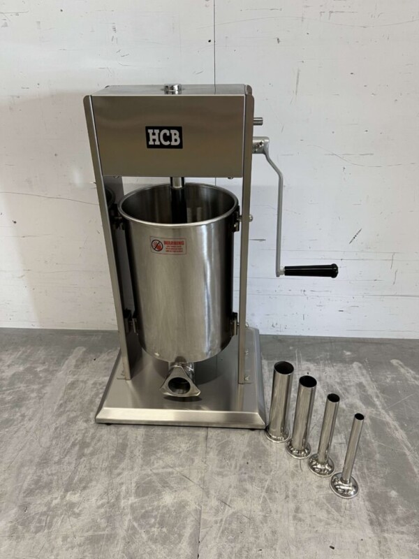 RVS Verticale vulbus stopbus worstvuller 12 liter Horeca Slagerij