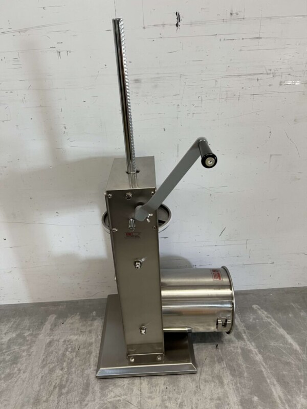 RVS Verticale vulbus stopbus worstvuller 12 liter Horeca Slagerij - Afbeelding 4