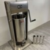 RVS Verticale vulbus stopbus worstvuller 15 liter Horeca Slagerij - Afbeelding 3