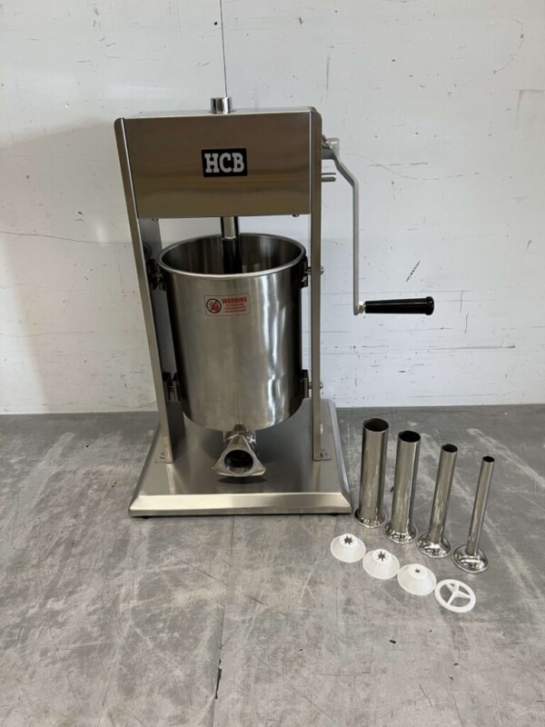 RVS Verticale churrosmachine churros maker vulbus stopbus worstvuller 10 liter Horeca