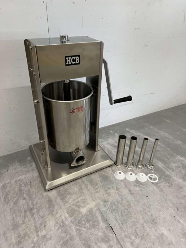 RVS Verticale churrosmachine churros maker vulbus stopbus worstvuller 10 liter Horeca - Afbeelding 3