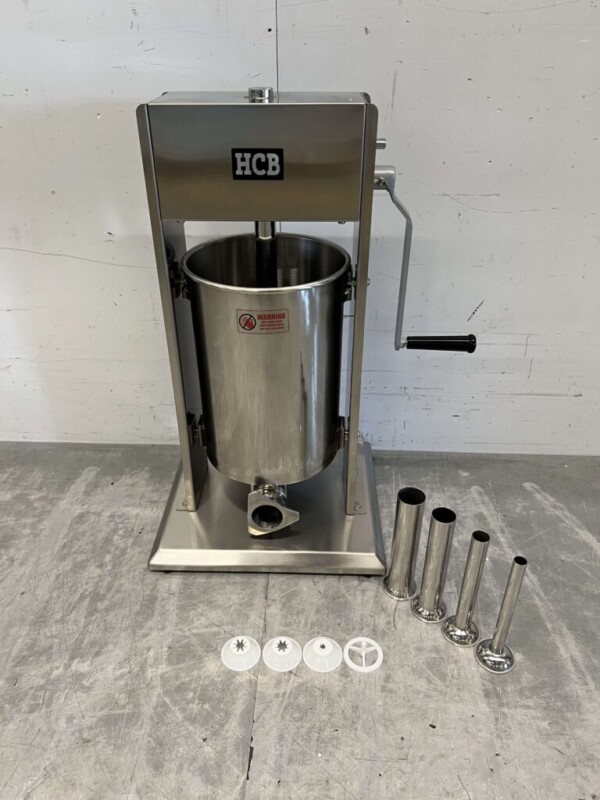 RVS Verticale churrosmachine churros maker vulbus stopbus worstvuller 12 liter Horeca