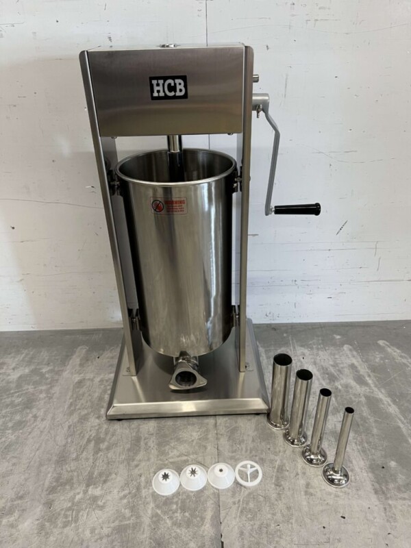 RVS Verticale churrosmachine churros maker vulbus stopbus worstvuller 15 liter Horeca