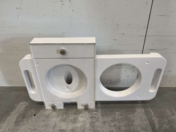 HCB Kunststof hamburgerpers opzetstuk 100 mm voor worstvuller Slagerij Horeca - Afbeelding 2