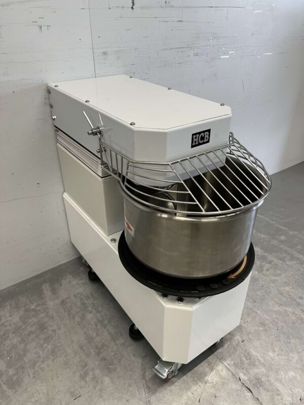 RVS Verrijdbare spiraalkneder deegmenger deegmixer 20 liter 400V Horeca - Afbeelding 3