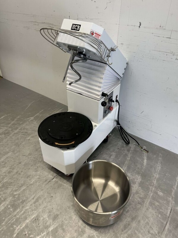 RVS Verrijdbare spiraalkneder deegmenger deegmixer 20 liter 400V Horeca - Afbeelding 6