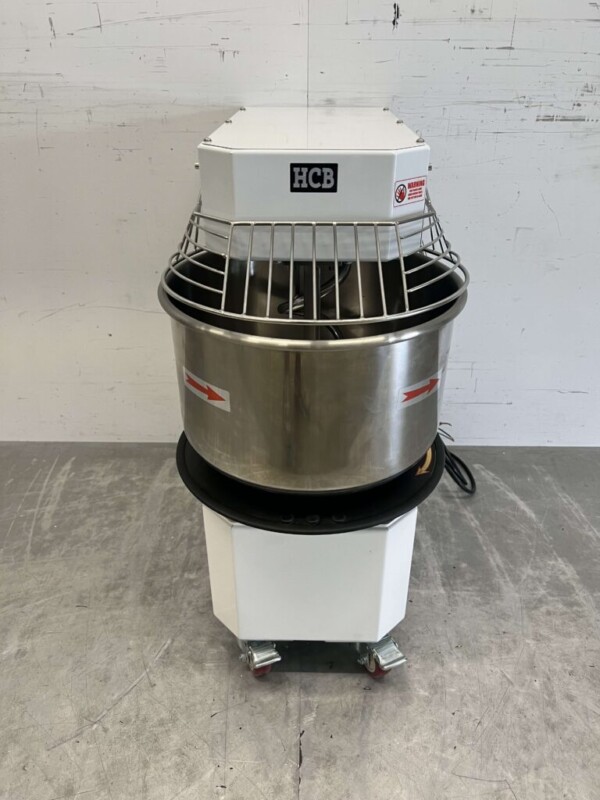 RVS Verrijdbare spiraalkneder deegmenger deegmixer 30 liter 400V Horeca