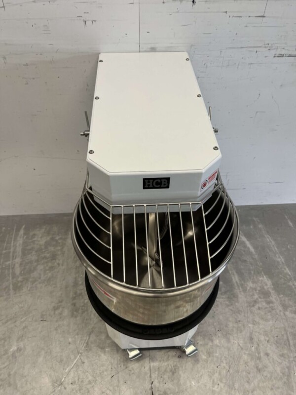 RVS Verrijdbare spiraalkneder deegmenger deegmixer 30 liter 400V Horeca - Afbeelding 4
