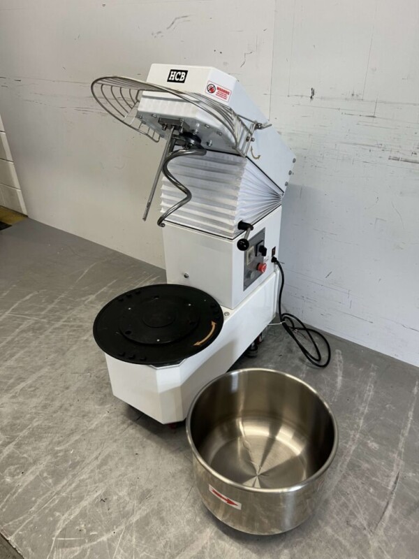 RVS Verrijdbare spiraalkneder deegmenger deegmixer 30 liter 400V Horeca - Afbeelding 5