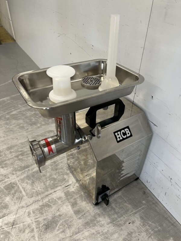 RVS Gehaktmolen Vleesmolen Vleeswolf Profi 80 kg per uur 230V Slagerij Horeca - Afbeelding 3