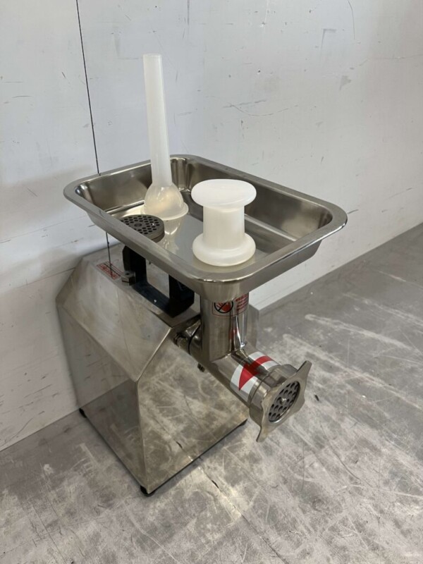 RVS Gehaktmolen Vleesmolen Vleeswolf Profi 80 kg per uur 230V Slagerij Horeca - Afbeelding 4