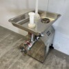 RVS Gehaktmolen Vleesmolen Vleeswolf Profi 250 kg per uur 230V Slagerij Horeca - Afbeelding 2