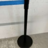 Saro Afzetpaal Afzetband zwart met trekband 180 cm Horeca