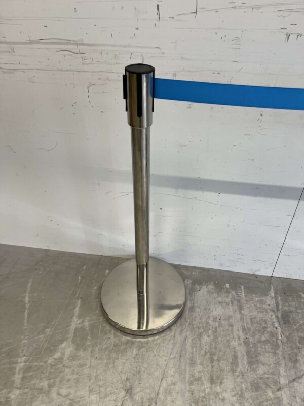 Saro Afzetpaal Afzetband zwart met trekband 180 cm Horeca
