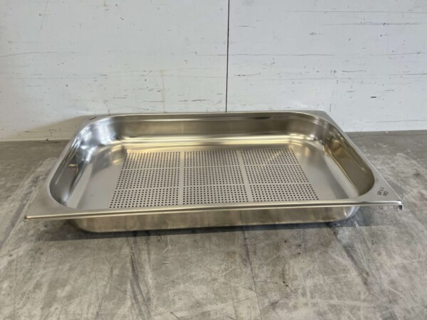 RVS HCB Geperforeerde gastronorm bak GN bak 1/1 Diepte 65 mm Horeca