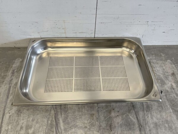 RVS HCB Geperforeerde gastronorm bak GN bak 1/1 Diepte 65 mm Horeca - Afbeelding 2