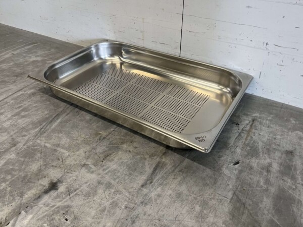 RVS HCB Geperforeerde gastronorm bak GN bak 1/1 Diepte 65 mm Horeca - Afbeelding 3