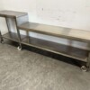 RVS Verrijdbaar Onderstel Onderkast 240 x 40 x 90 cm Horeca - Afbeelding 2