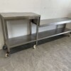 RVS Verrijdbaar Onderstel Onderkast 240 x 40 x 90 cm Horeca - Afbeelding 3