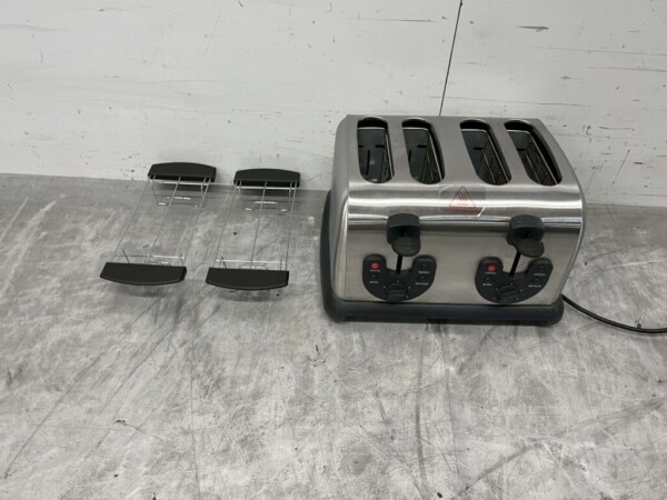 RVS GGG Toaster Broodrooster 4 sneden 230V Horeca