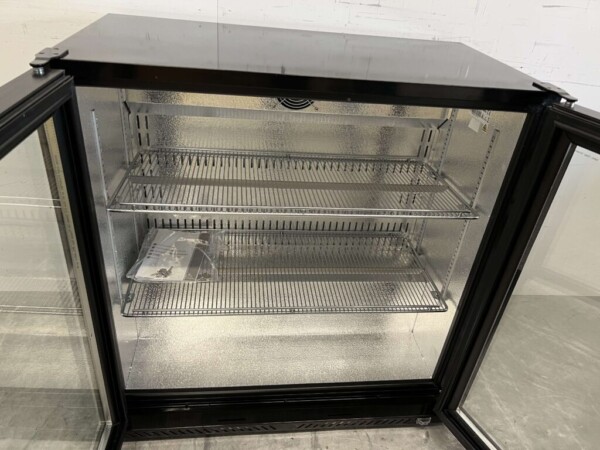 TopCold Backbar Barkoeling Glazen klapdeuren 220 liter 88 cm 230V Horeca - Afbeelding 4